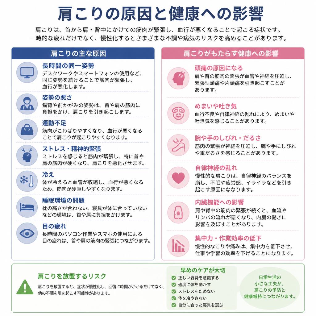 身体の歪みを整えて、肩こりを根本から改善しよう！