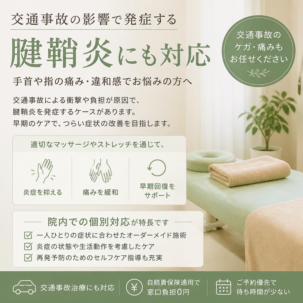腱鞘炎のリハビリケア