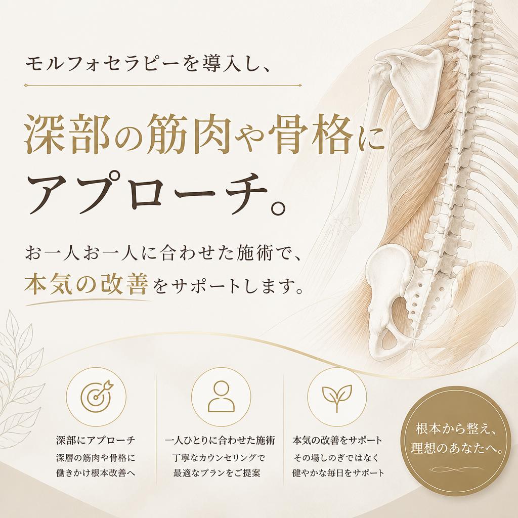 本気で改善する施術法
